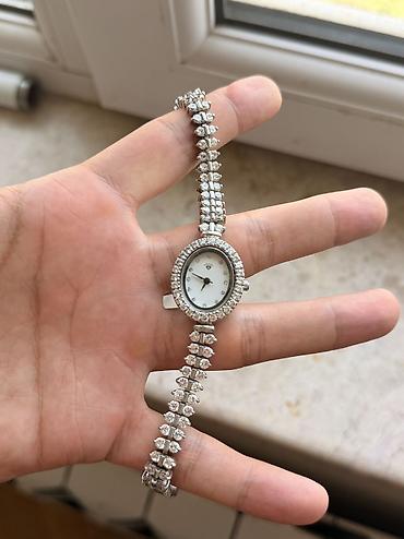 saatlar type 1: Qadin 925 gümüş saat taxılmayıb — 2