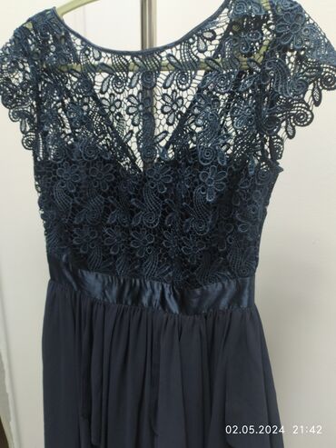 Платья: Вечернее платье, Короткая модель, Полиэстер, S (EU 36)