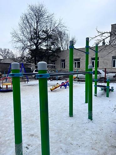 Детские площадки: Бесплатный замер территории бесплатный дизайн-проект воркаут bland — 2