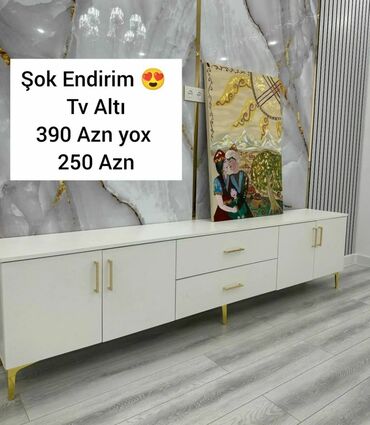 TV altlığı: Düz TV altlığı, Polkalı, Taxtalı — 15