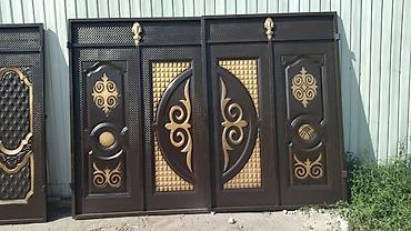 Распашные ворота: Ворота, распашные откатные, металл Россия, отличного качества — 13