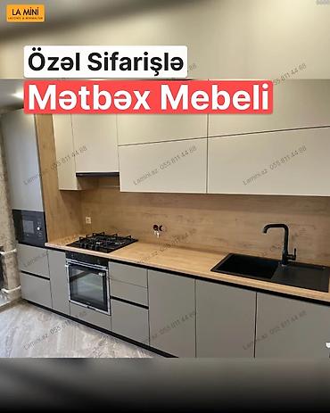 3d saat: Özəl sifarişlə mətbəx mebeli – lakonik və minimalist dizayn. - Modul — 1