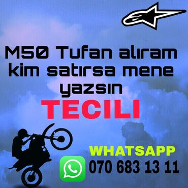 купить мопед в кредит: Tufan - Tufan m50, 50 sm3