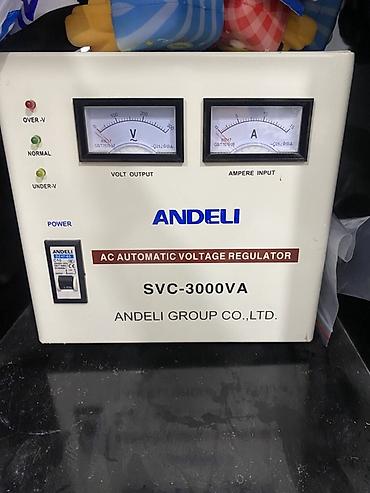 İşlənmiş, Ev üçün, 1 faza, Gərginliy stabilizatoru, 220 V, Pulsuz çatdırılma