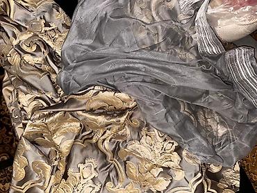 Шторы и занавески: Комплект штор, Жаккард, С тюлем в комплекте, Готовое изделие, Для зала — 7