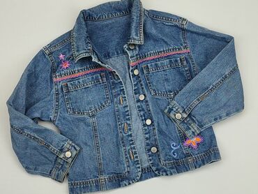 kombinezon dziecięcy jednoczęściowy: Children's jeans jacket, 5-6 years, 110-116 cm, condition - Good