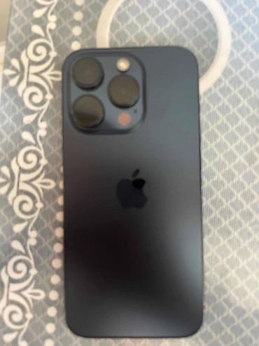 ip bus: IPhone 15 Pro, Б/у, 128 ГБ, Blue Titanium — 2