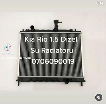 teker 18 type 0: Kia Rio 1.5 Dizel üçün su radiatörü - Model uyğunluğu: Kia Rio 1.5 — 1