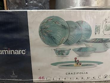 коралловый диск: Набор столовой посуды Luminarc Crazifolia, 46 предметов. В наличии 2 — 2