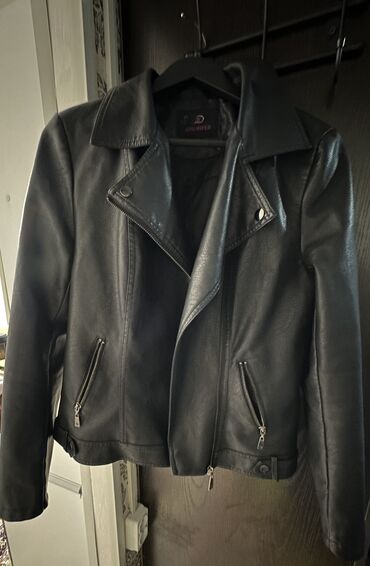 куртка черный: Кожаная куртка, Натуральная кожа, 4XL (EU 48)