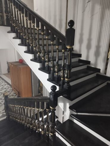 Обшивка лестниц: Лестница заказ менен жазайм — 24