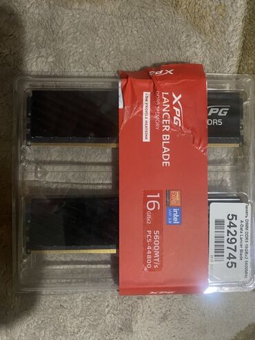 контроллеры raid 6: Оперативная память, XPG, 32 ГБ, DDR5, 5600 МГц, Для ПК