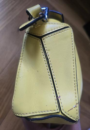 Torbe: LOEWE mini puzzle satchel žuta torba. Nosi se u ruci, vintage model — 5