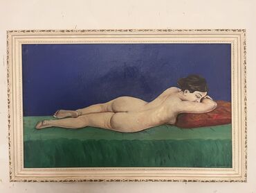 Digər: Rəsm əsəri yağlı boya ilə kətan üzərində çəkilib.Ölçü uzunluq-1m En-63