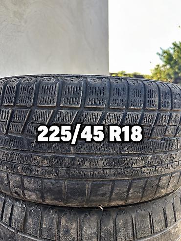 Шины: Продаю резину и колеса - 225/45 R18 1шт 1000 сом - 215/50 R17 2шт — 5
