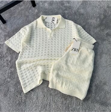 купальник с воланами на плечах: Мужская футболка, Все размеры, Zara, Новый, Платная доставка