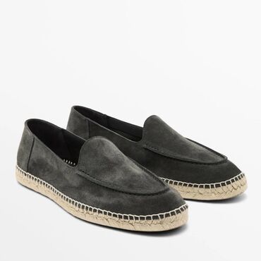 ağ mokasinlər: Massimo Dutti, Ölçü: 41, rəng - Boz, Yeni