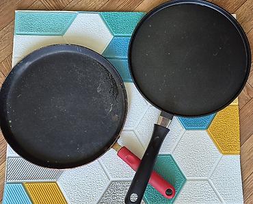 горшки бу: Продам все,что на фото за 1800 Продам сковородки и кастрюльку, одна — 8