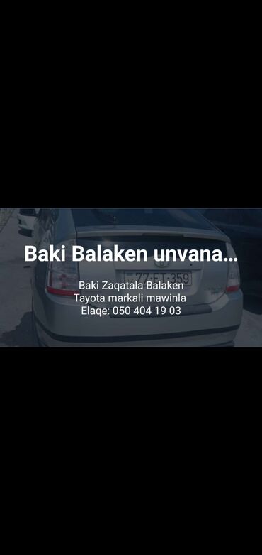 такси: Baki Balaken gedis 20 azn