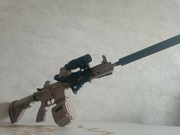 Игрушки: Гибридный орбизого/страйкбольный автомат HK416 — 1