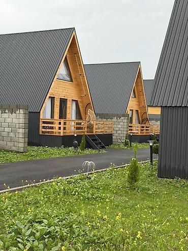 Недвижимость: А-фрейм домик, Кара-Ой (Долинка), 8 мест — 2