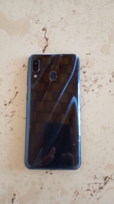 Samsung: Samsung Galaxy A30, 64 GB, rəng - Qara, Qırıq, Barmaq izi, Face ID