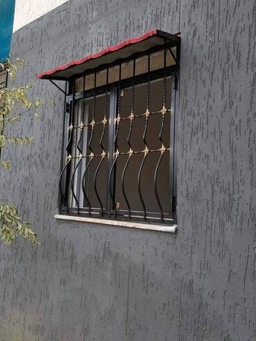 Barmaqlıqlar: Dəmir döymə pəncərə barmaqlıqları – dekorativ və təhlükəsiz həll - — 57