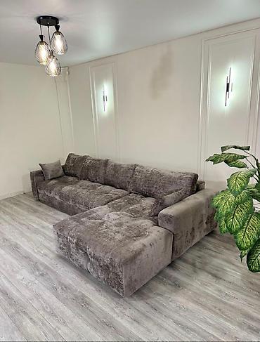 yastıqlar: Künc divan – geniş ölçülü, müasir minimal dizayn. - Forma: L-şəkilli — 1