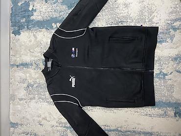 pull bear: Мужская толстовка, M, Puma, Б/у, цвет - Черный, Самовывоз — 1