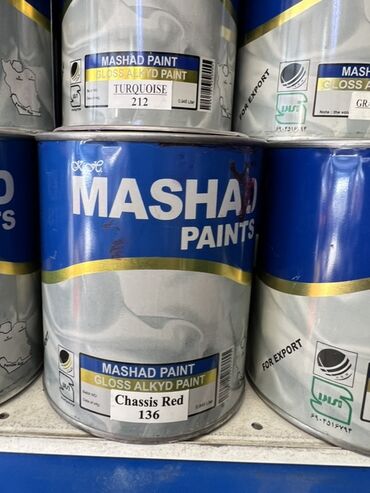 инструменты для кузовного ремонта: Алкидная глянцевая эмаль MASHAD PAINT - Серия: Gloss Alkyd Paint -