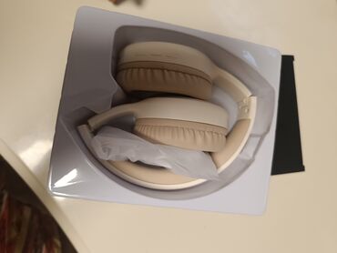 Mikrofonlar: Simsiz (Bluetooth) Qulaqcıqlar, Lenovo, rəng - Bej