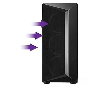 Ostali kompjuterski delovi: Cooler Master CMP 510 – mid‑tower PC kućište - Prednja mrežasta maska — 5