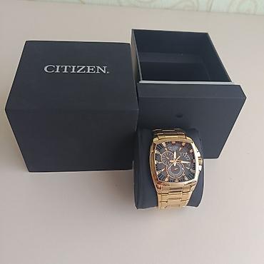 kreditle qizil saat: ⌚ Citizen kişi qol saatı — qutu və sənədləri ilə Citizen markalı, şık — 3