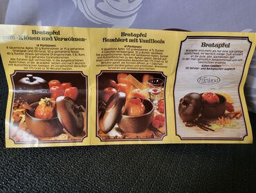 Kompleti posuđa: Jabuke nove,vinraz za pecenje,hrane Frieslend Nemacka. Nemacke posude — 10