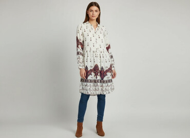 sukienka boho midi na wesele: Sukienka damska, rozmiar S