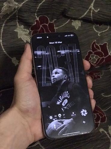 Apple iPhone: IPhone 15 Pro Max, Б/у, 256 ГБ, Серебристый, Кабель, Чехол, 87 % — 3