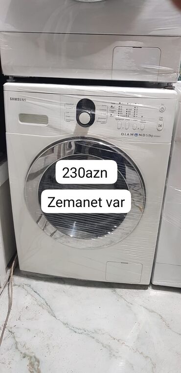 Paltaryuyan maşınlar: Paltaryuyan maşın Samsung, 5 kq, Avtomat, Qurutmasız, Kredit yoxdur