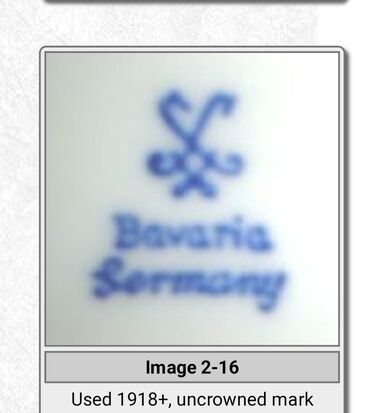 Činije: Sosijera nova iz 1918g +,porcelanaka Oscar S. Nemacka — 2