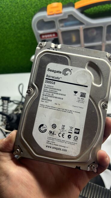 жесткий диск для ноутбука 500 гигабайт: Маалымат алып жүрүүчү, Колдонулган, Seagate, HDD, 2 ТБ, 3.5", ПК үчүн