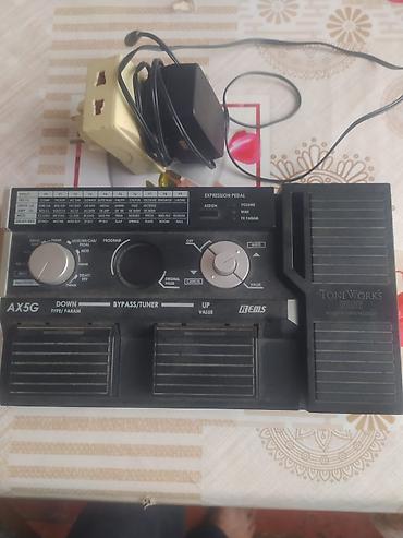 Musiqi alətləri üçün ləvazimatlar: Korg ToneWorks AX5G gitara üçün multi-effekt prosessoru - Model: Korg — 1