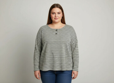 bluzka body plus size: Bluzka damska, rozmiar 5XL