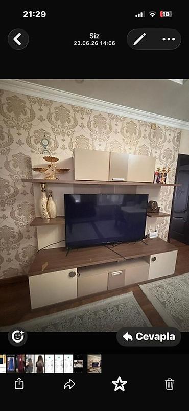 divan rengleri: Künc divan dəsti və TV stendi - Künc divan: L formalı, 3+2 oturacaq — 1