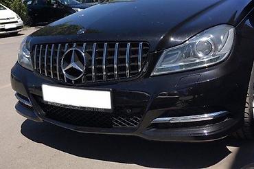 GT R MASKA GRIL RESETKA MERCEDES C W204 (4) HROM | Hrom / Crna GT R