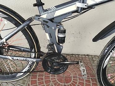 Dağ velosipedləri: Sport-Time dağ velosipedi - Qatlanan alüminium tipli gövdə - Ön — 16