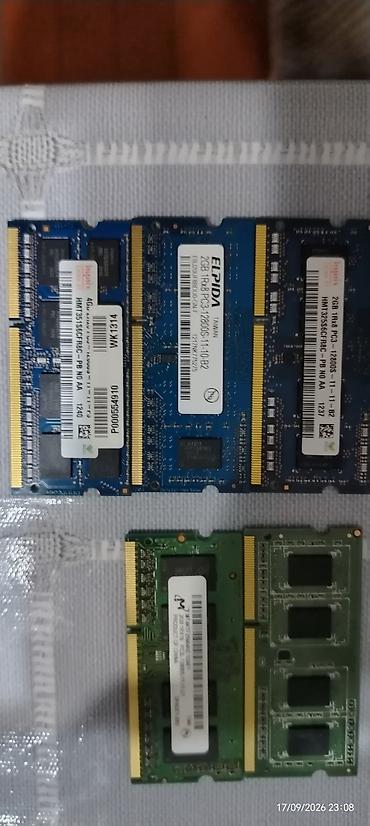 kompüter işi: Məhsul: Kompüter və noutbuklar üçün RAM modulları (DDR3/DDR3L) — 2
