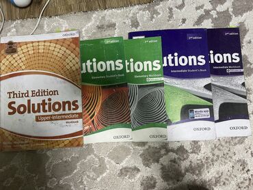 Книги, журналы, CD, DVD: 2nd edition Solutions разные уровни: Elementary student’s book