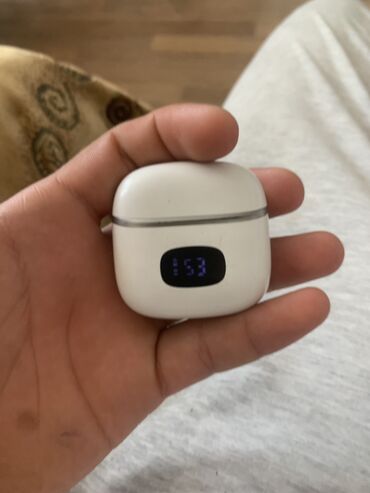 Qulaqcıqlar: İşlənmiş Simsiz (Bluetooth) Qulaqcıqlar, Hoco, rəng - Ağ