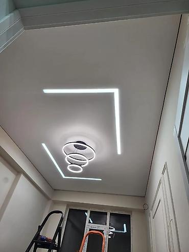 Натяжной потолок: Натяжной потолок Матовое, 3D потолки, Глянцевое Бесплатный замер, Монтаж, Гарантия — 14