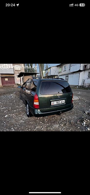 Унаа: Opel Astra: 2000 г., 1.6 л, Кол менен иштөөчү, Бензин, Универсал — 3