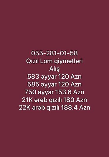 mum qizil instagram: Qızıl lom alışı – mövcud əyyar və tariflər: - 583 əyyar: 120 AZN - 585 — 1
